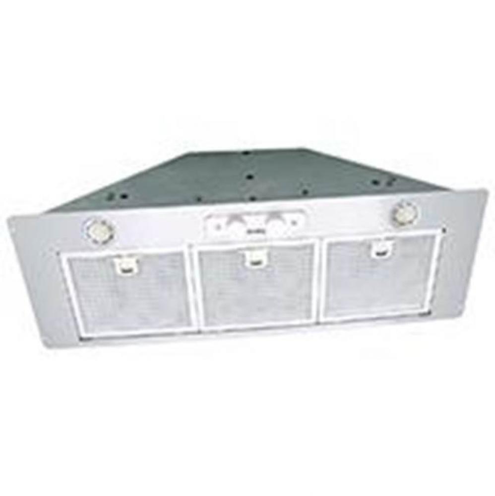 Barcelona Power Unit Insert S.S. Fascia, w/3 Speed Blower, LED