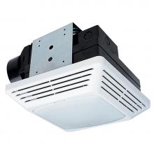 Air King BFQL50 - 50 cfm Energy Star Certified ''Snap-In'' Exhaust Fan with LED Lamp