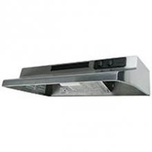 Air King DS1368 - Designer Under Cabinet Range Hood St. Steel w/infinite Speed Control, Incandescent Lighting