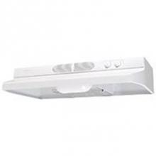 Air King QZ2363 - Quiet Zone Under Cabinet Range Hood White w/infinite Speed Control, Incandescent Lighting