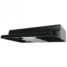 Air King QZ2366 - Quiet Zone Under Cabinet Range Hood Black w/infinite Speed Control, Incandescent Lighting