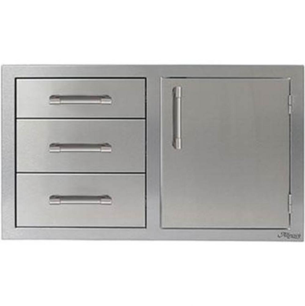 42'' Door Drawer Combo - Left