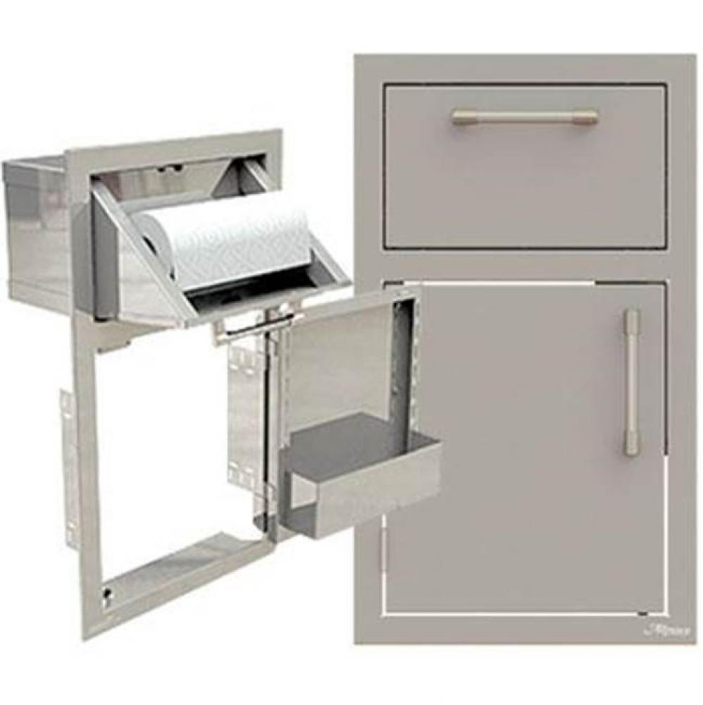 17'' Towel Holder w/ Door Open Right