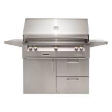 Alfresco ALXE-42SZC-NG - 42'' Sear Zone Grill w/ Cart