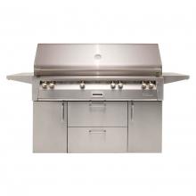 Alfresco ALXE-56BFGC-NG - 56'' Standard All Grill w/ Cart