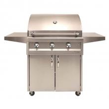 Alfresco AAEP-32C-NG - 3 Burner - No Rotisserie / No Light and Cart