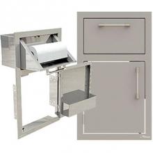 Alfresco AXE-DTH-R - 17'' Towel Holder w/ Door Open Right