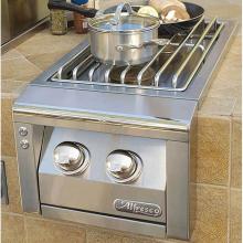 Alfresco AXESB-2C-NG - 14'' Dbl Side Burner For Cart