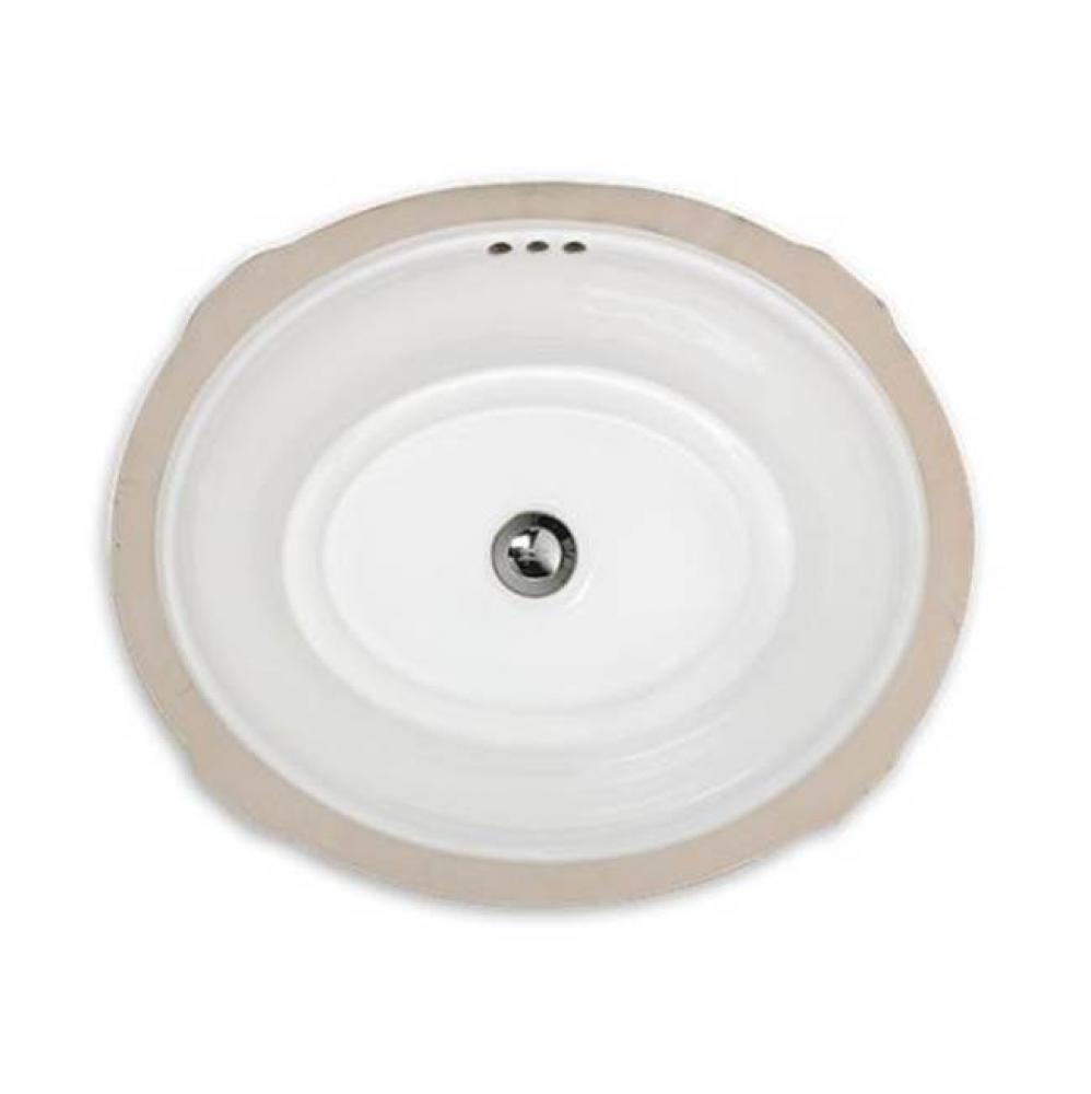 Estate Oval Undermount Lav  Wht