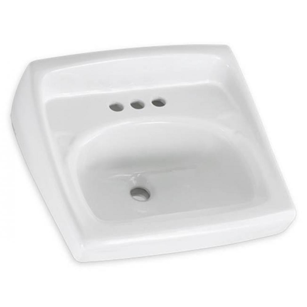 Lucerne™ Wall-Hung Sink Less Overflow With 4-Inch Centerset
