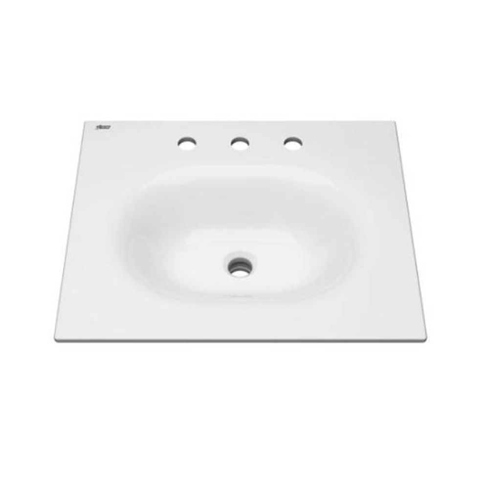Studio® S 24-Inch Vitreous China Vanity Sink Top 8-Inch Centers