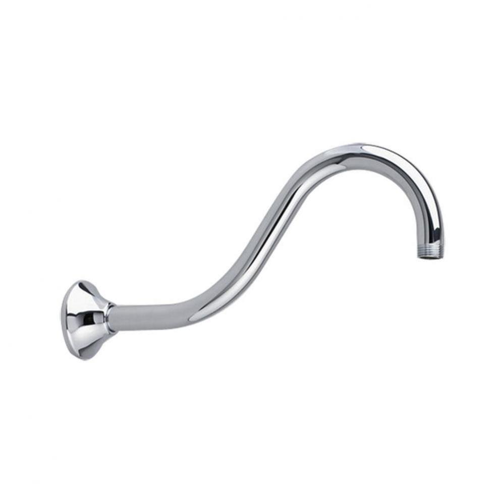 Rain 12-Inch Wall Mount Shepherd''s Hook Rain Showerhead Arm
