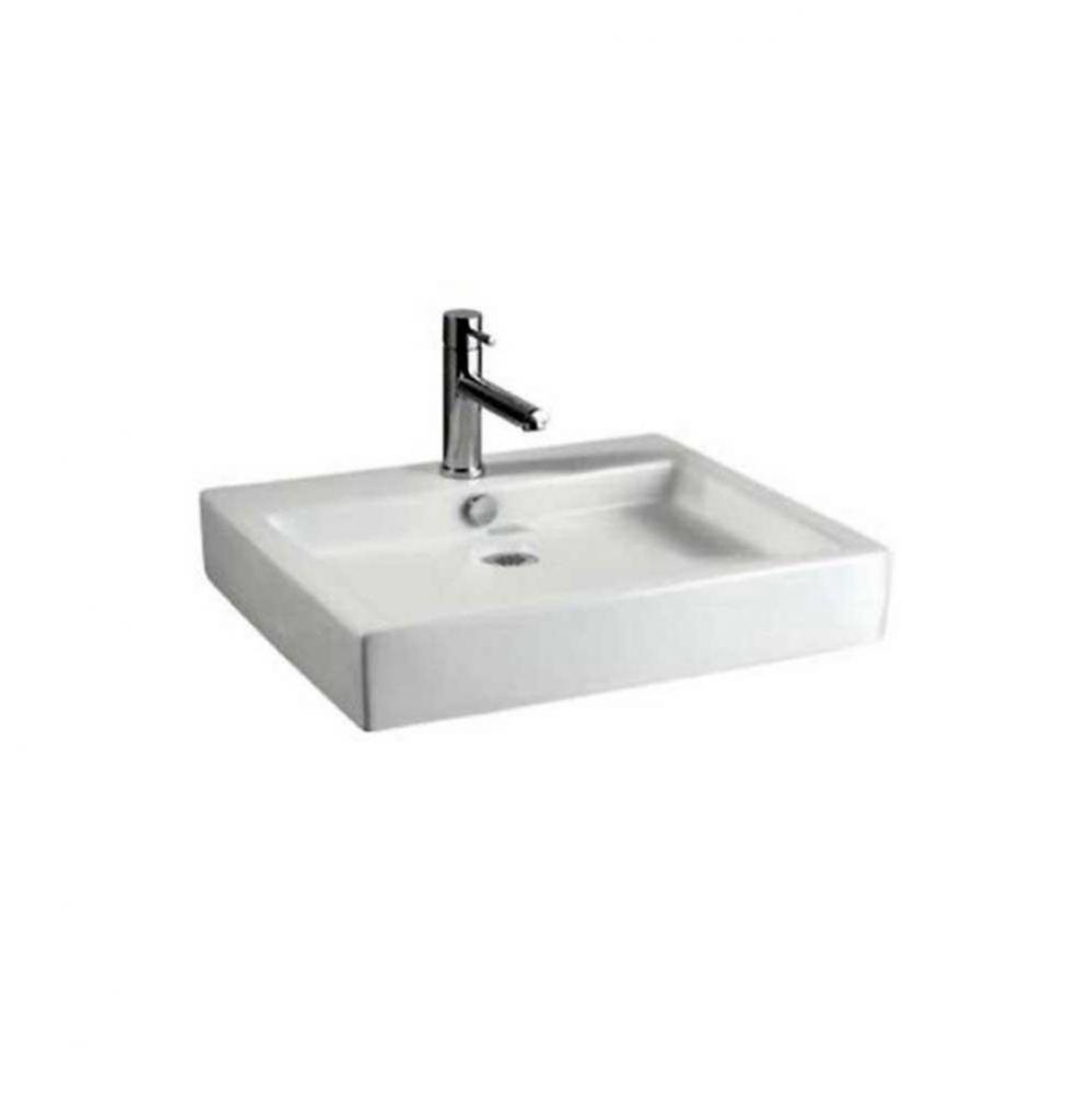 Studio® 22 x 18-1/2-Inch Above Counter Sink With Center Hole Only