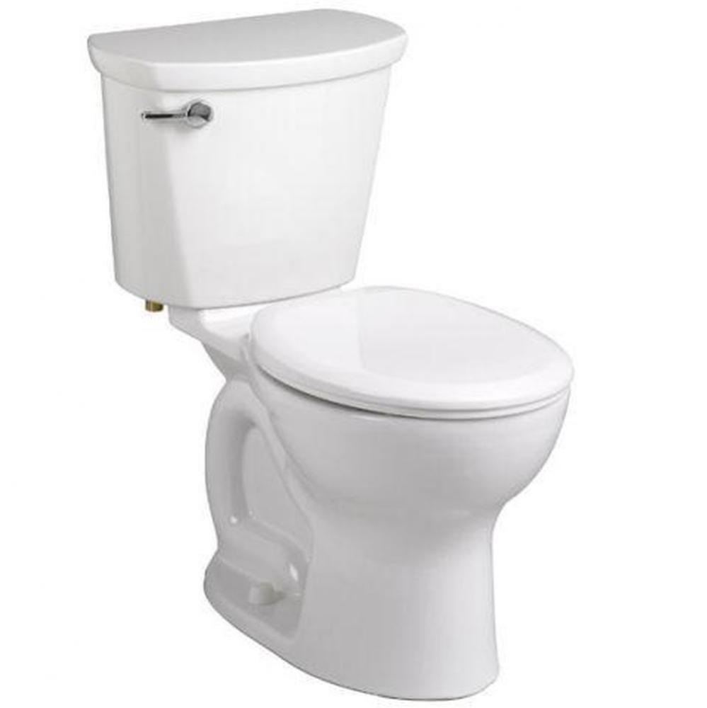 Cadet Pro Two-Piece 1.6 gpf/6.0 Lpf Chair Height Round Front Toilet Less Seat with Lined Tank