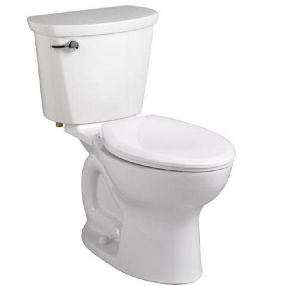 Cadet Pro Two-Piece 1.6 gpf/6.0 Lpf Standard Height Elongated Toilet Less Seat with Lined Tank