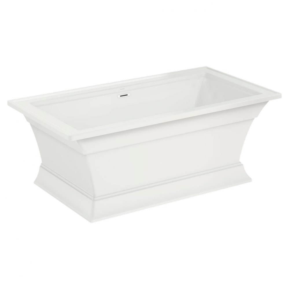 Town Square® S 68 x 36-Inch Freestanding Bathtub Center Drain With Integrated Overflow