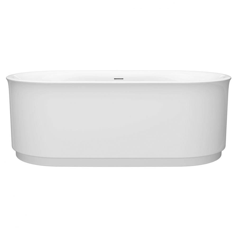 Studio® S 68 x 34-Inch Freestanding Bathtub Center Drain With Integrated Overflow
