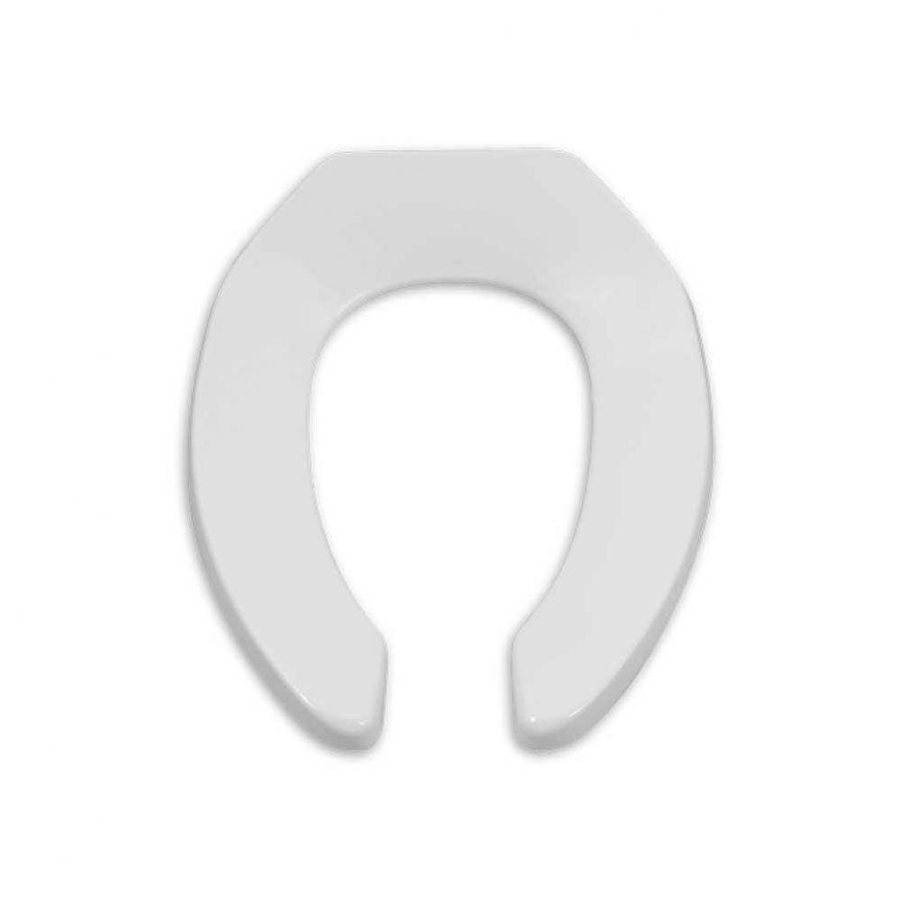 Commercial Heavy Duty Open Front Elongated Toilet Seat