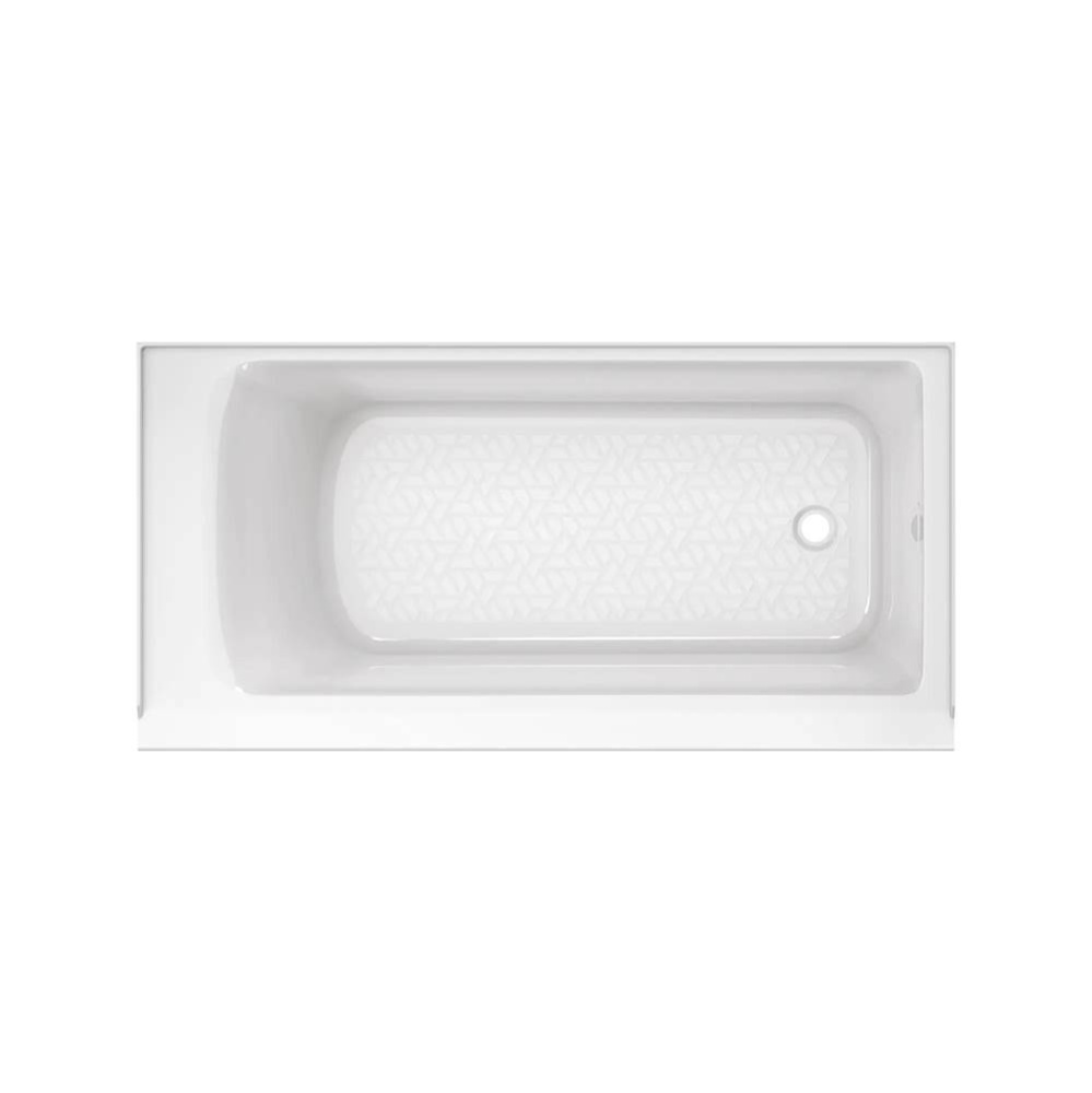 Aspirations 60 x 30-Inch Integral Apron Bathtub With Right-Hand Drain White
