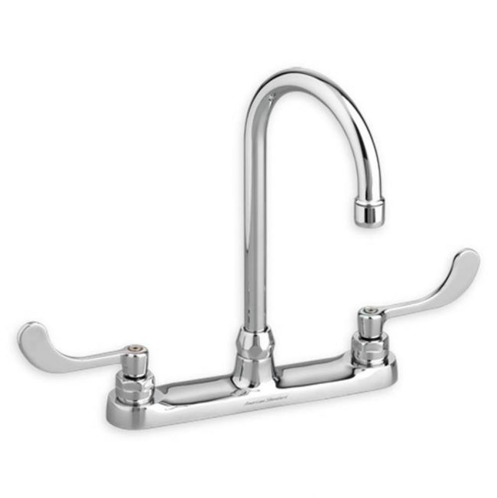 Monterrey® Top Mount Kitchen Faucet With Gooseneck Spout and Wrist Blade Handles 1.5 gpm/5.7