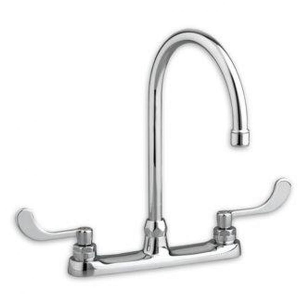 Monterrey® Top Mount Kitchen Faucet With Gooseneck Spout and Wrist Blade Handles 1.5 gpm/5.7