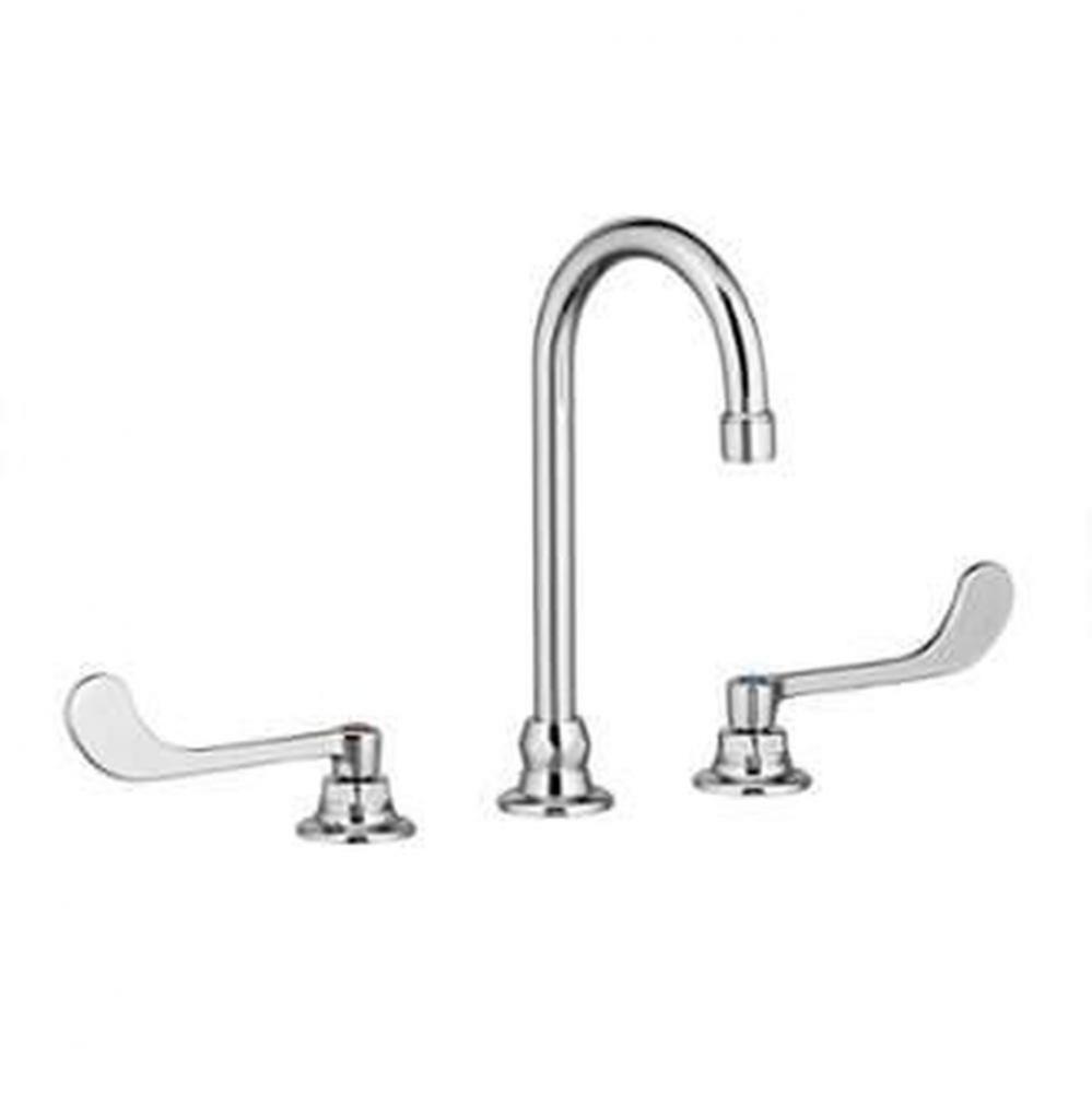 Monterrey® 8-Inch Widespread Gooseneck Faucet With 6-inch Wrist Blade Handles 1.5 gpm/5.7 Lpm
