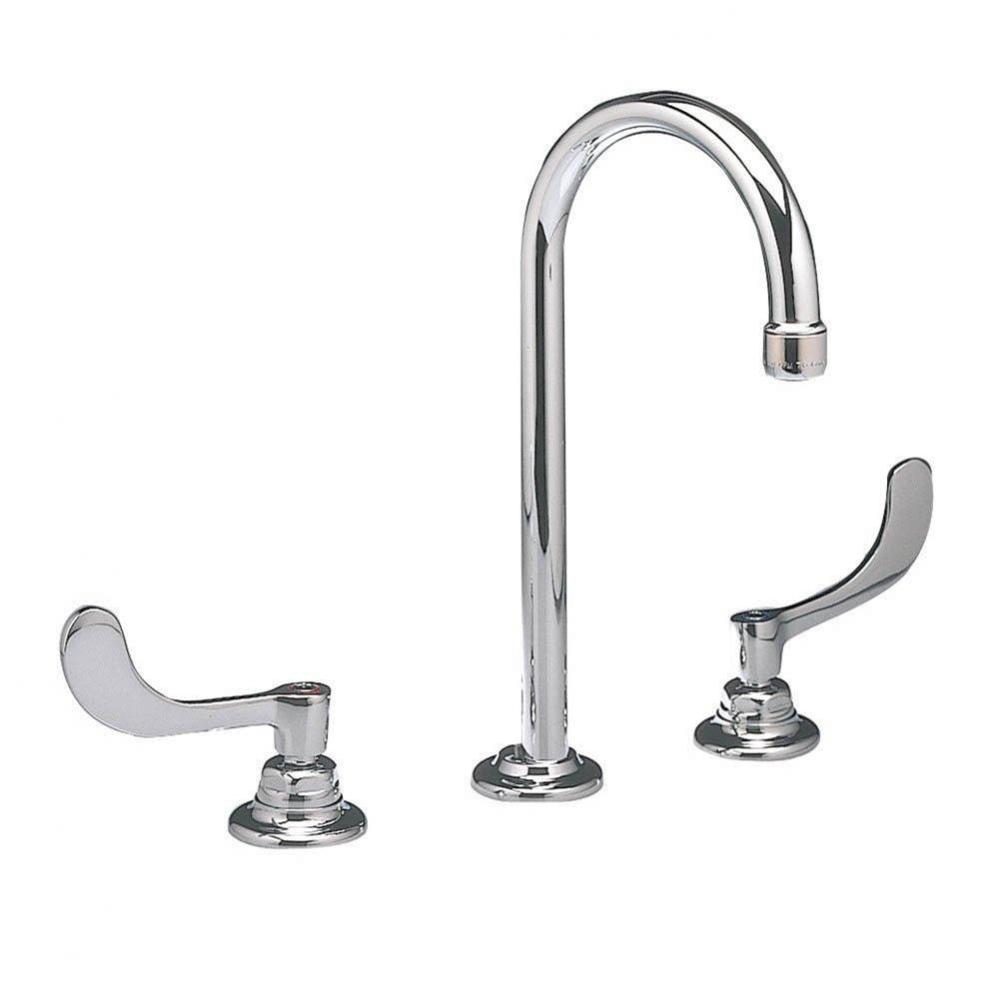 Monterrey® 8-Inch Widespread Gooseneck Faucet With Wrist Blade Handles 0.35 gpm/1.3 Lpm