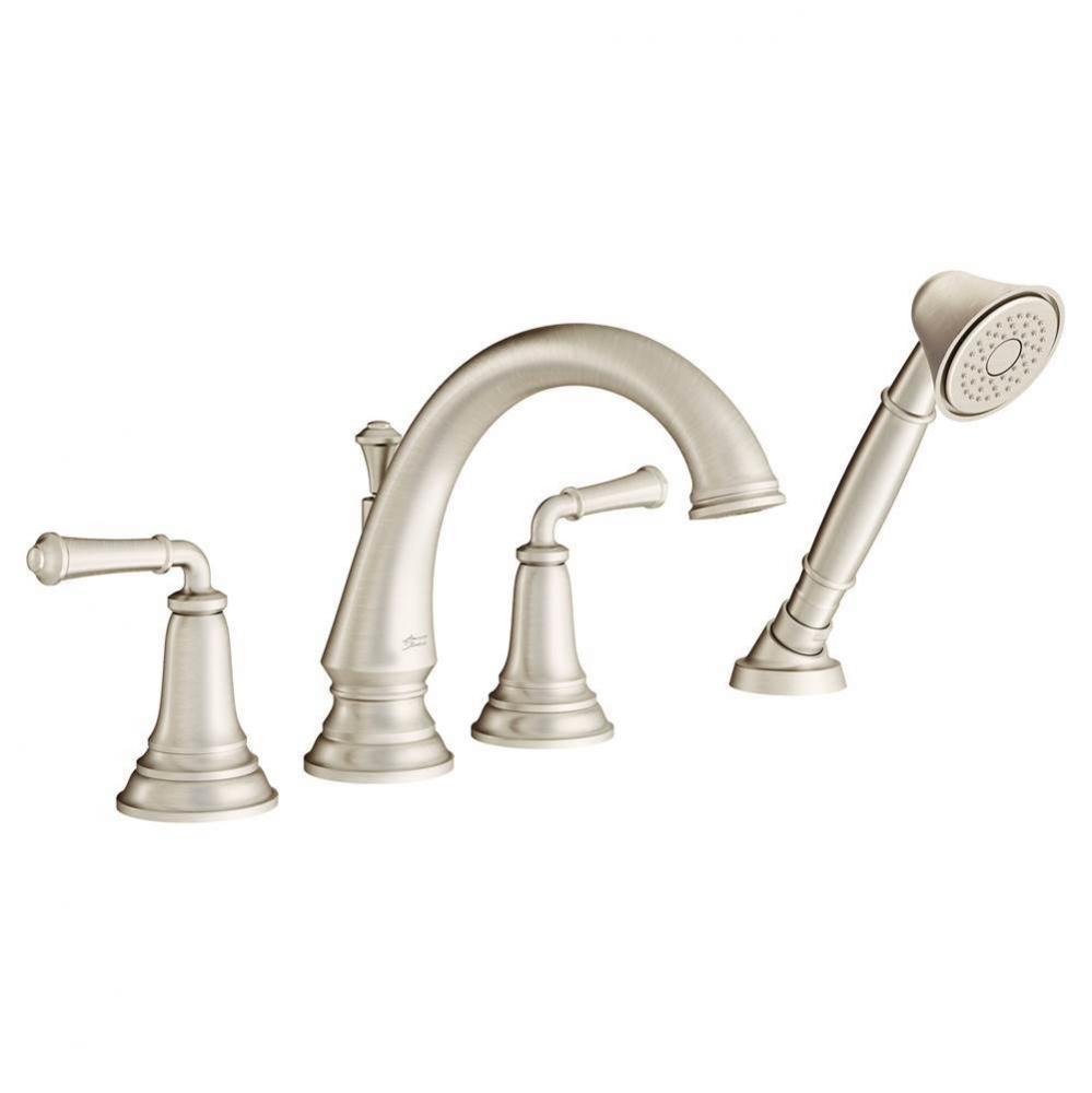 Delancey® Bathtub Faucet With  Lever Handles and Personal Shower for Flash® Rough-In Val