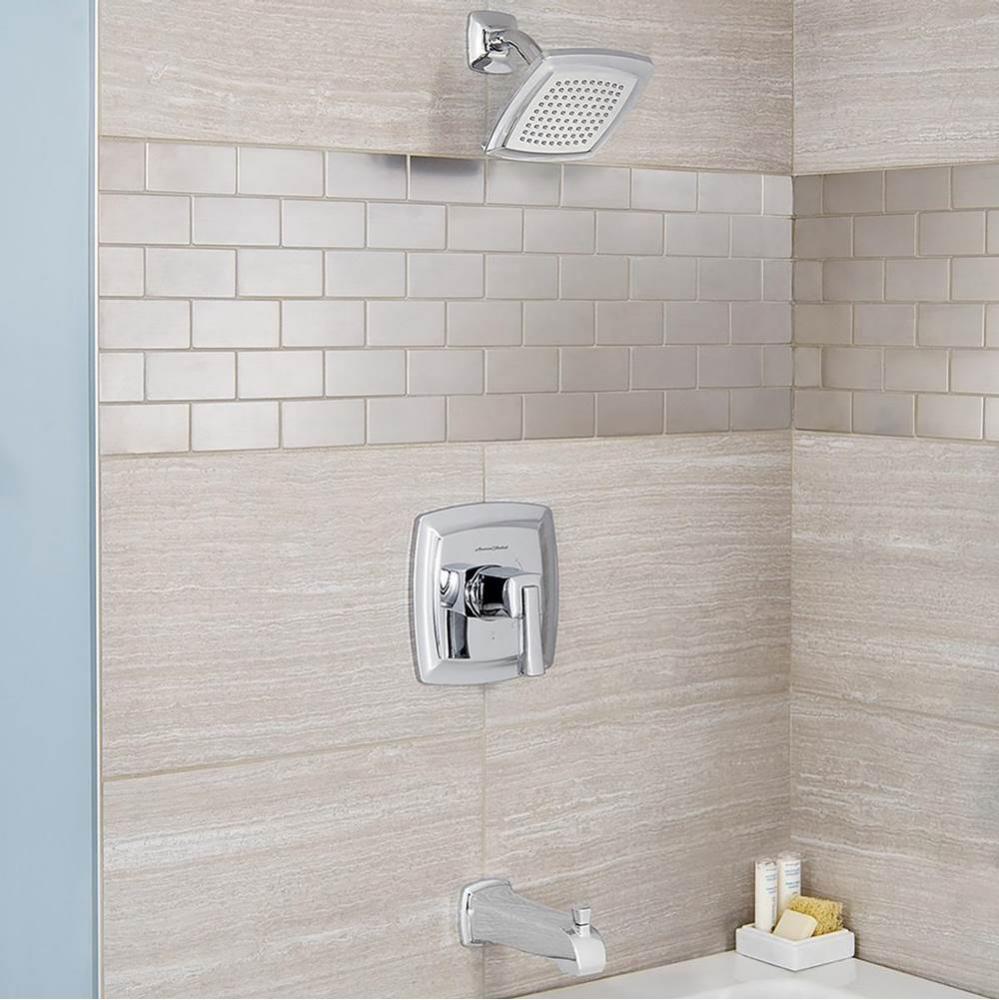 Townsend® 2.5 gpm/9.5L/min Tub and Shower Trim Kit With Rain Showerhead, Double Ceramic Press