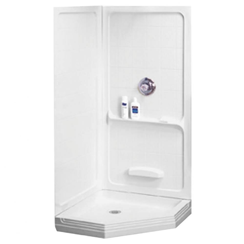 TOWN SQUARE 38X38 COR BASE  WHT