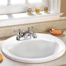 American Standard Canada 0419444EC.020 - Cadet Ovl Ctp Lav W/Evrcln 4''Ctr Wht