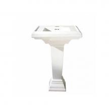 American Standard Canada 0780800.222 - TOWN SQUARE 27'' PED COMBO 8''  LIN