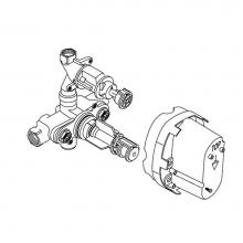 American Standard Canada R520 - 2-Handle Thermostatic Rough-In Valve With On/Off and Volume Control