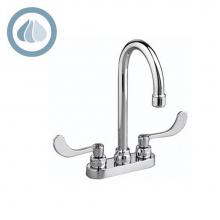 American Standard Canada 7545170.002 - Monterrey® 4-Inch Centerset Gooseneck Faucet With Wrist Blade Handles 1.5 gpm/5.7 Lpm With Li