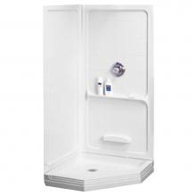 American Standard Canada 3838NEOTS.020 - TOWN SQUARE 38X38 COR BASE  WHT