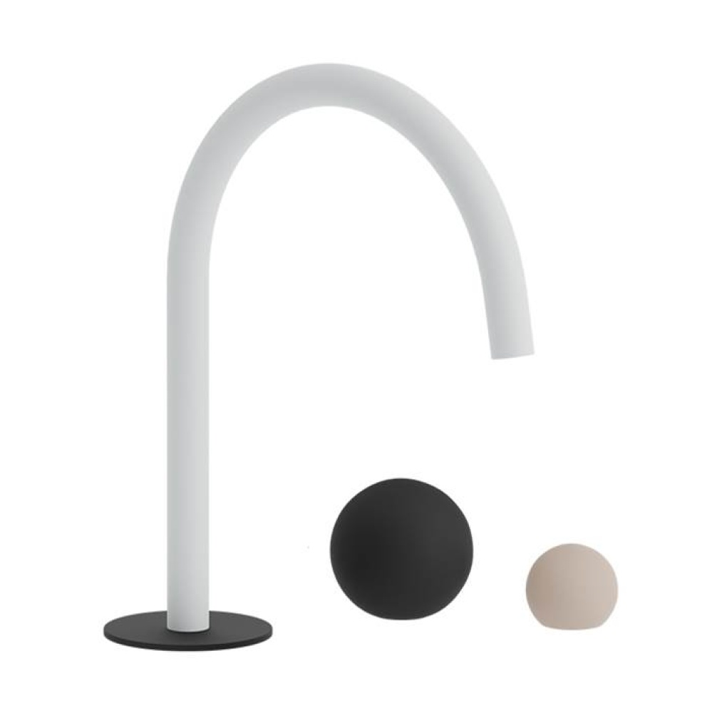 Two-handle deck mounted lavatory faucet, drain not included