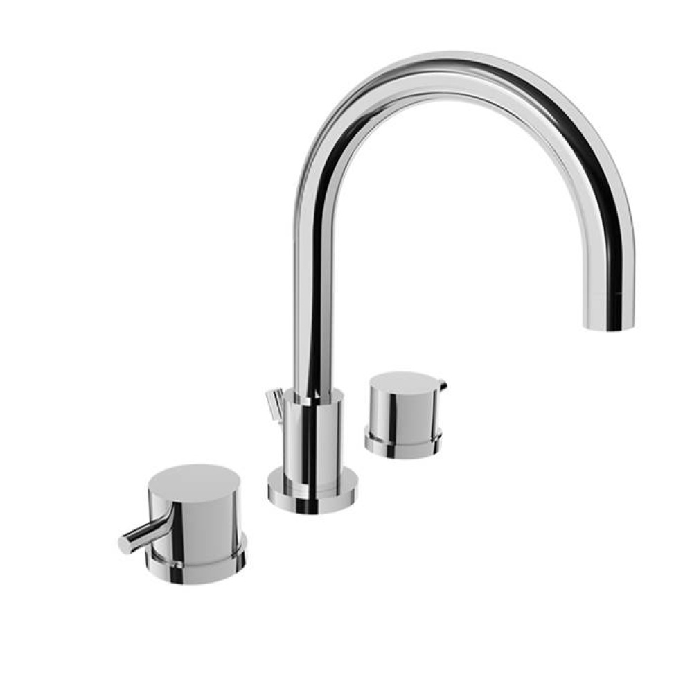 8'' c/c lavatory faucet, drain included