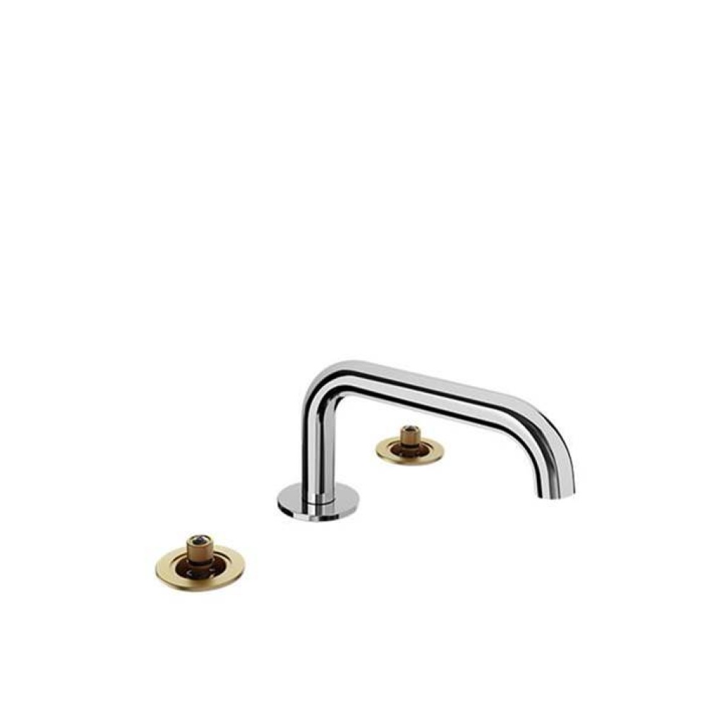 8'' C/C Lavatory Faucet, Drain Included (Without Handle)