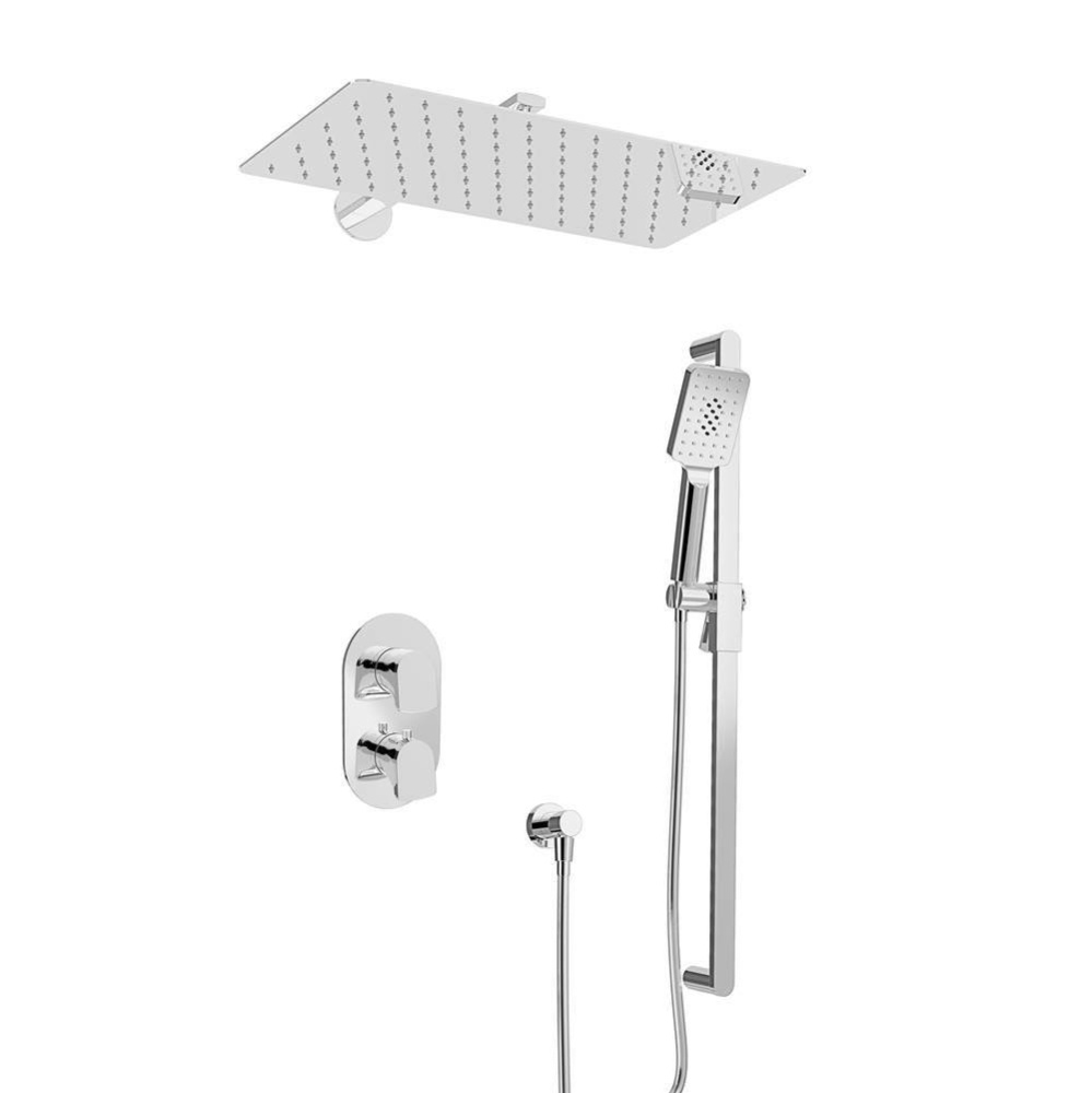 Complete Thermostatic Pressure Balanced Shower Kit (Non-Shared Ports)