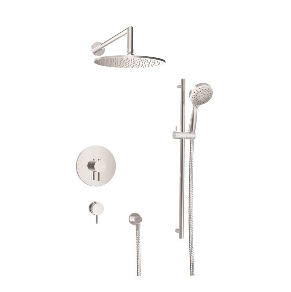 Complete thermostatic shower kit