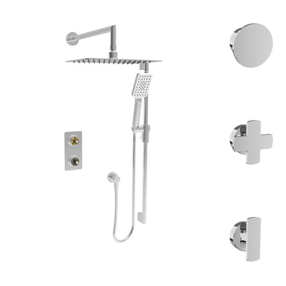 Complete thermostatic pressure balanced shower kit (without handle)