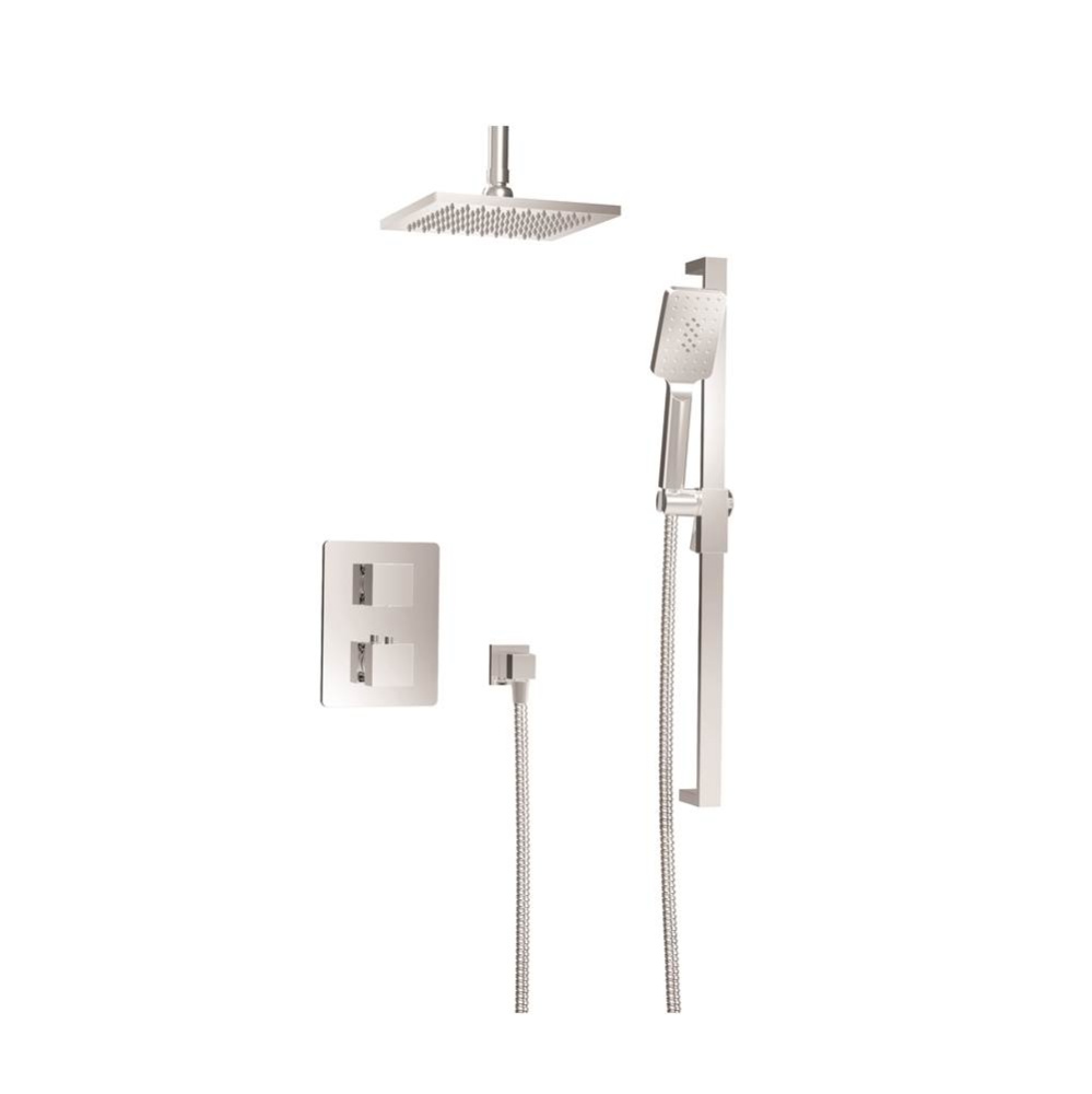 Complete thermostatic pressure balanced shower kit (non-shared ports)