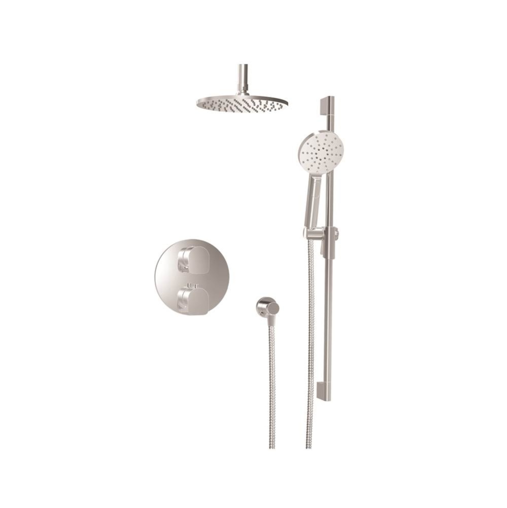 Complete thermostatic pressure balanced shower kit