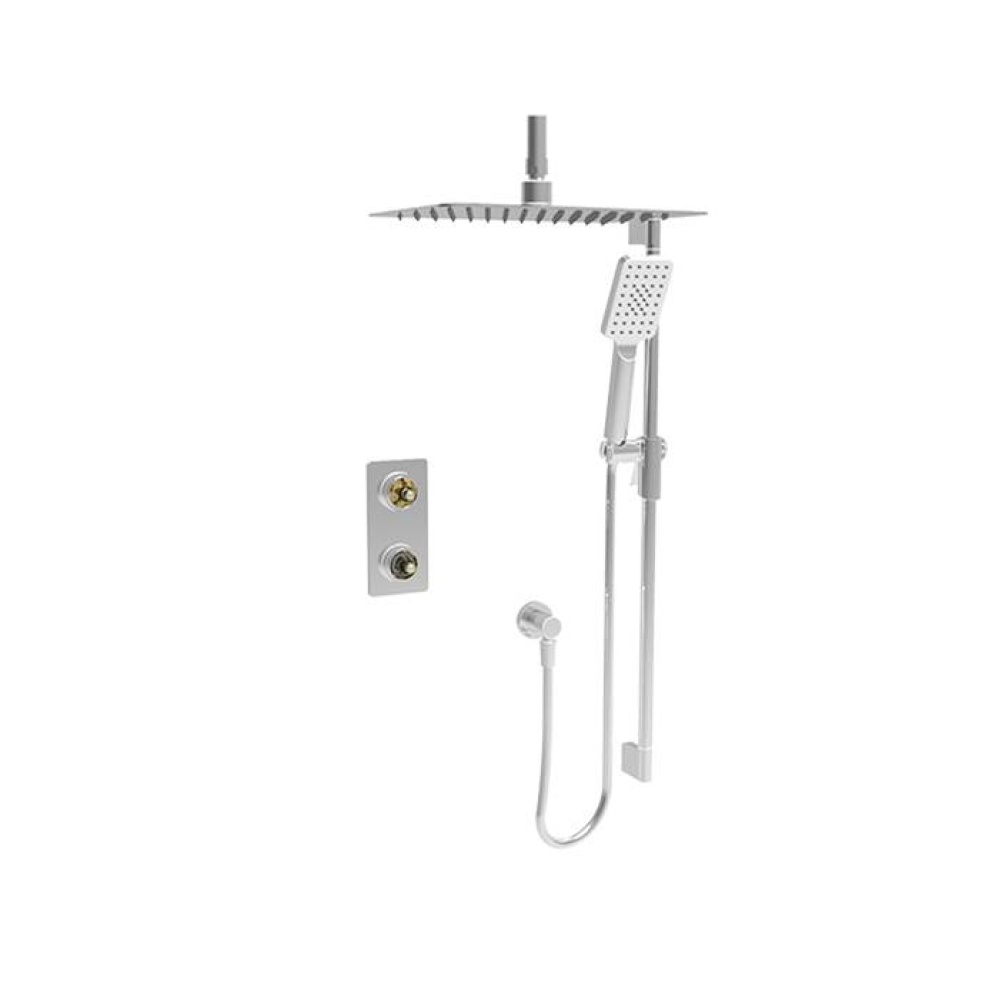 Complete thermostatic pressure balanced shower kit (non-shared ports)(without handle)