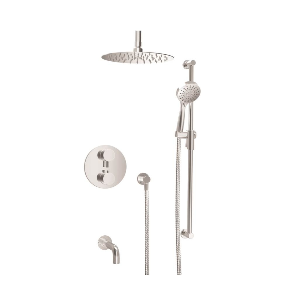 Complete thermostatic pressure balanced shower kit (non-shared ports)