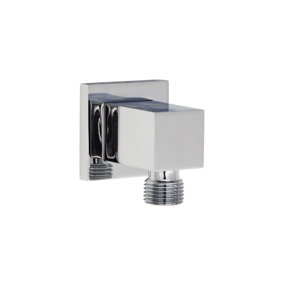 Square 1/2''F wall-mounted supply elbow