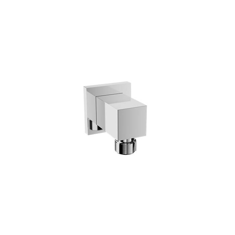 Square 1/2''F wall-mounted supply elbow