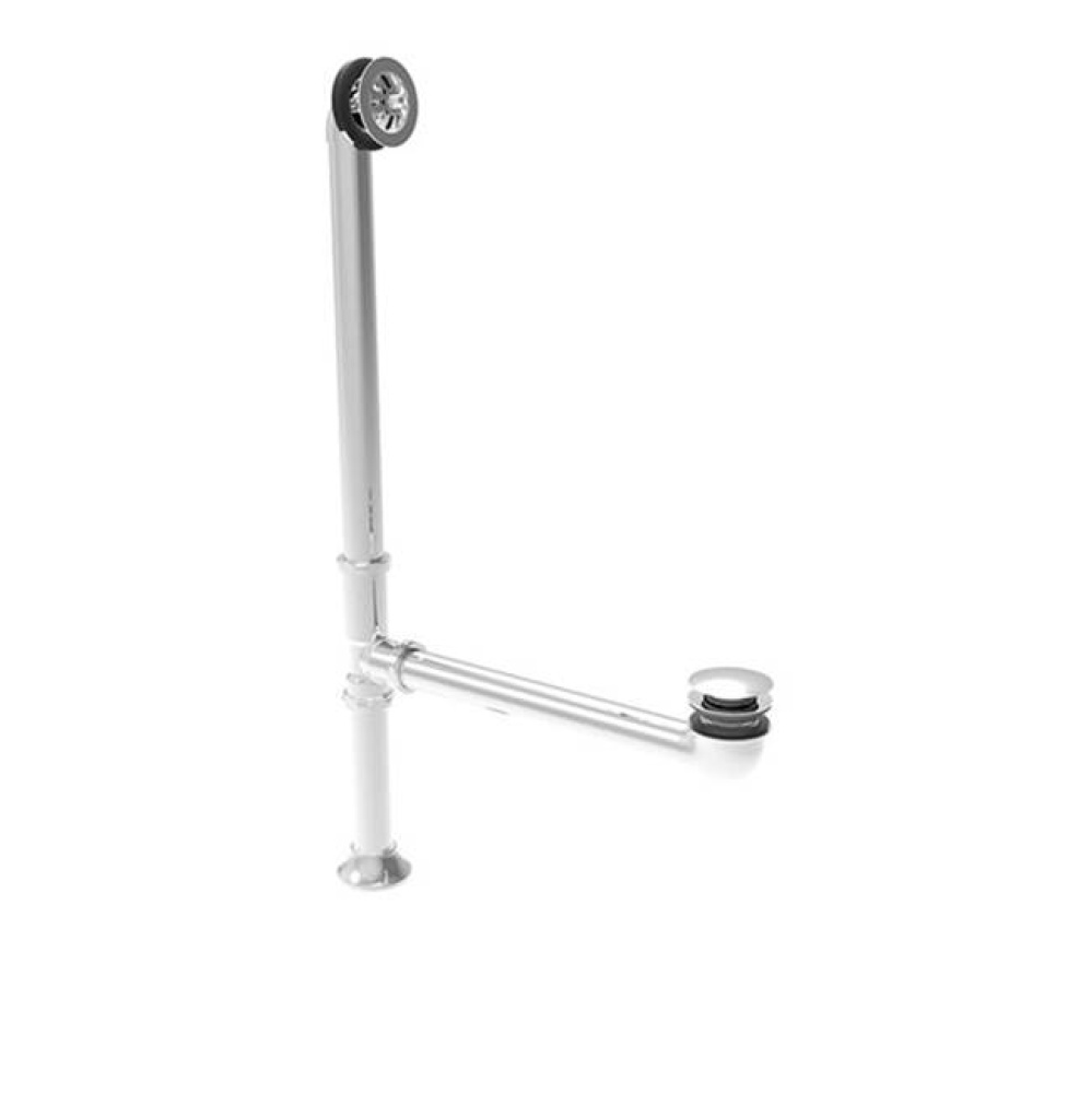 Brass bath waste and overflow drain