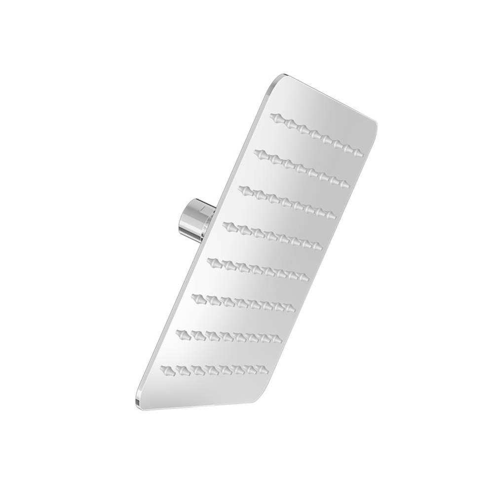 Square 8'' anti-limestone shower head