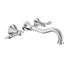 BARiL B18-8041-00L-CC-050 - Wall-mounted lavatory faucet, drain not included